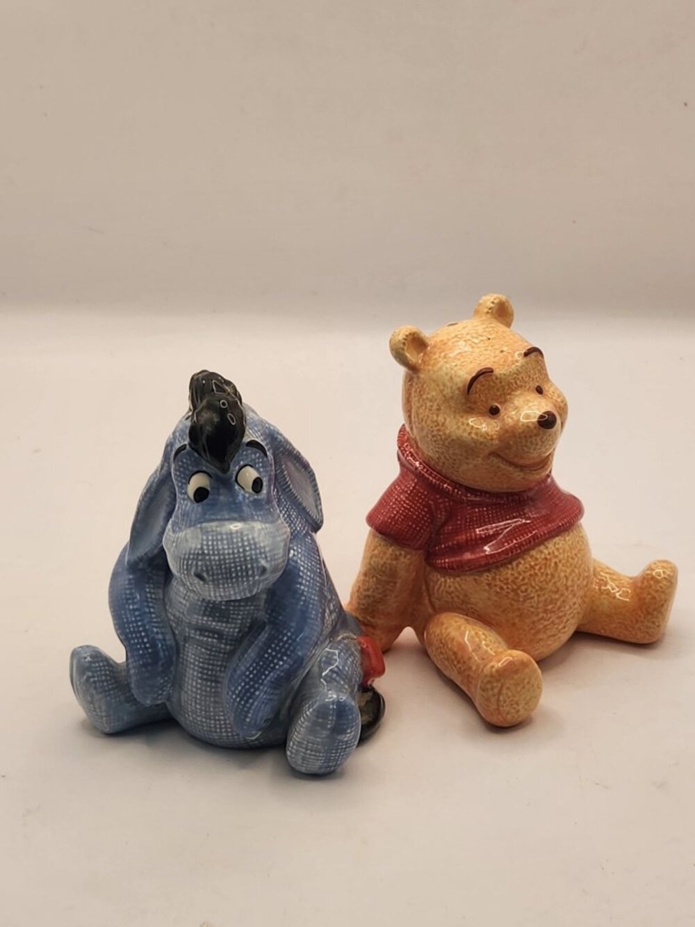 Disney Winnie the Pooh Eeyore Ceramic Salt Pepper Set